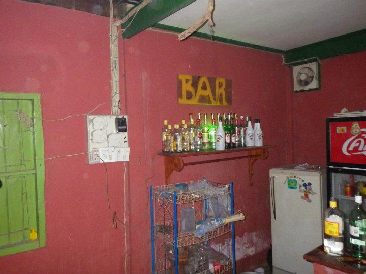 Eneste bar i Pakbeng - Laos