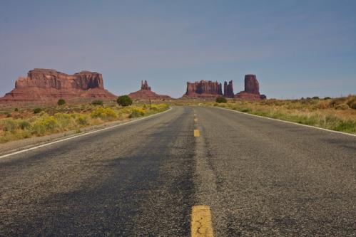 Leaving Monument Valley