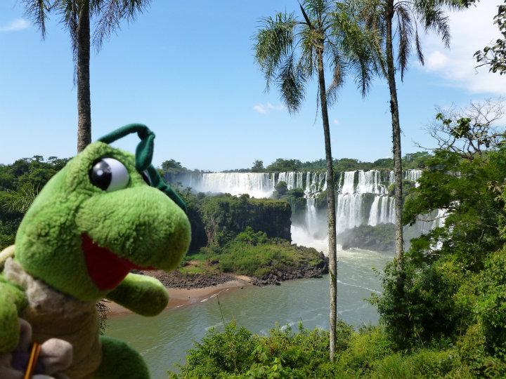 Rafael at Iguazu falls
