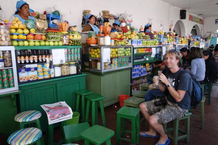 Lekkere en goedkope fruitsappen in Sucre
