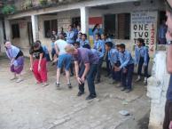 Volunteering in Sirutar, Nepal, 2010