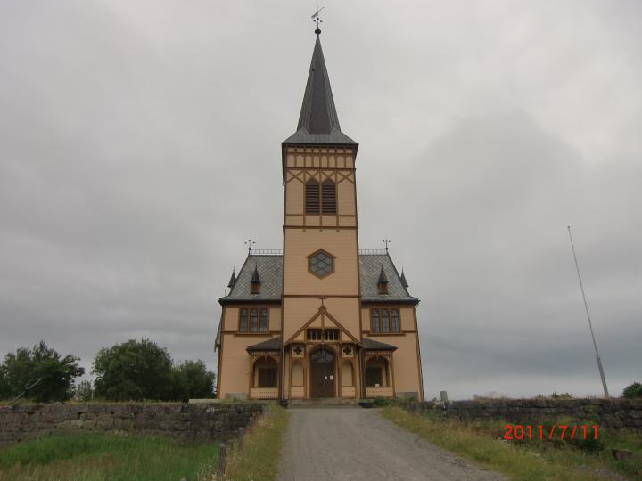 Vågan kirke i Kabelvåg.