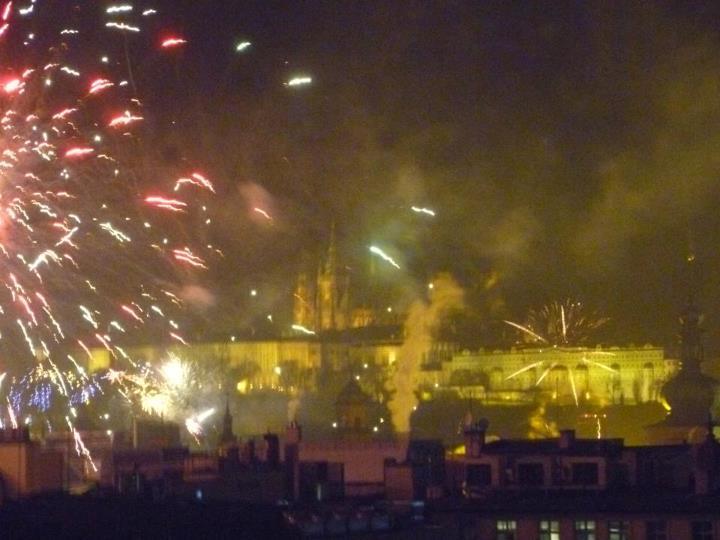 Finally midnight in Prague - Happy New Year!