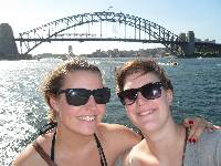 Lea and Sabine in Australia