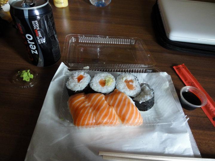 Sushi fra Sushi express                               