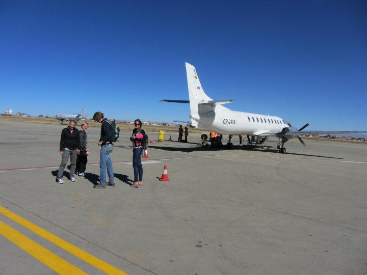 La Paz airport - plane to rurrenabaque