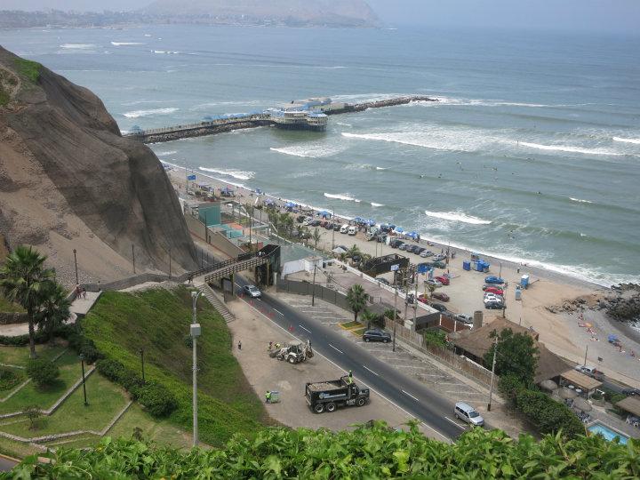Lima, udsigt over Stillehavet