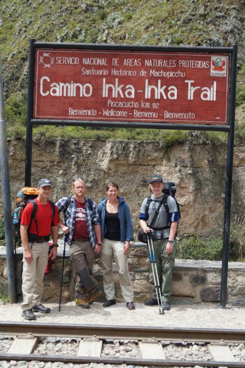 Starten på Inka Stien                               