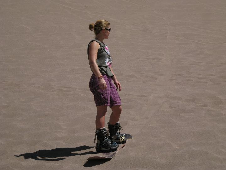 Sandboarding i San Pedro de Atacama