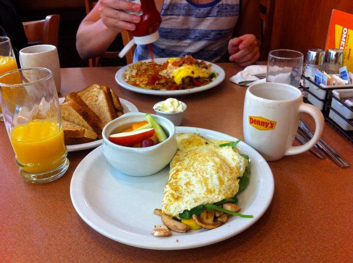 Lunch at Denny's 