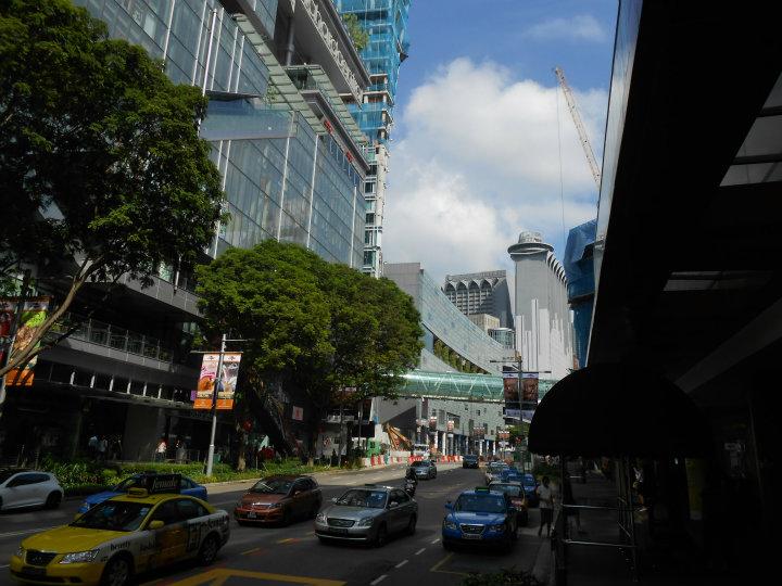 Orchar road shopping malls at Singapore