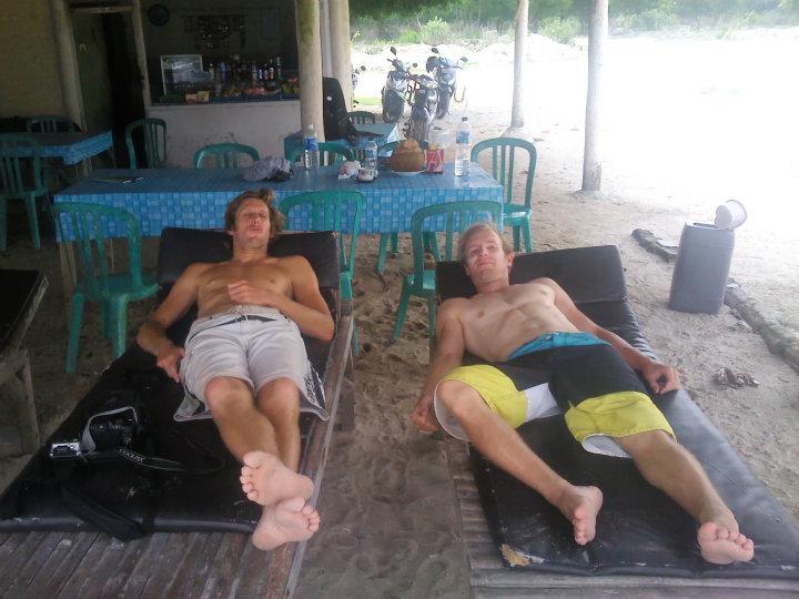 Dmitri and I relaxing @ Serangan